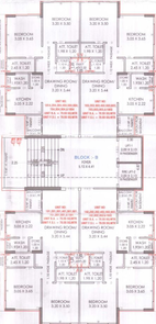 Floor Plan of AL Paradise Exotica in Sarkhej, Ahmedabad - Image 69168