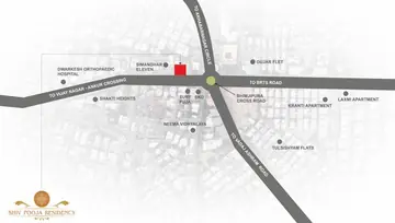 Location of Shiv Pooja Residency - Image 68669