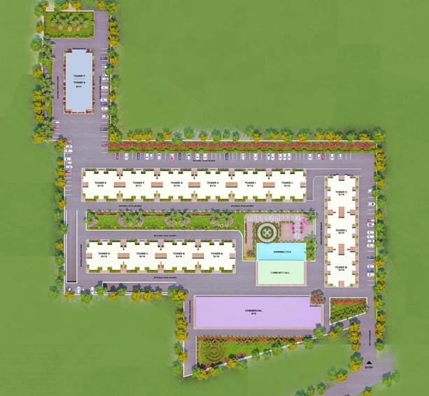 Master Plan of Adore Prosperity Homes in Sector 86, Faridabad - Image 78872
