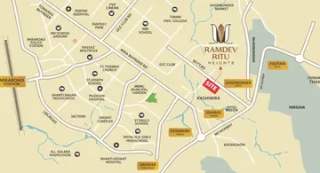 Location of Ramdev Ritu Heights - Image 19824