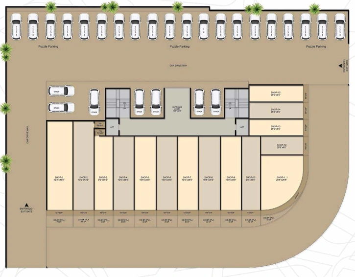 Master Plan of Shagun White Nest in Ulwe, Navi Mumbai - Image 67232