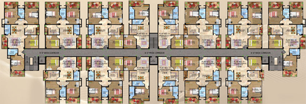 Floor Plan of Aastik Sai Swaraj Palace in RPS More, Patna - Image 67291