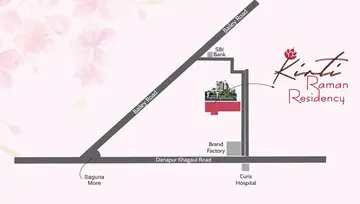 Location of Kirti Raman Residency - Image 67514