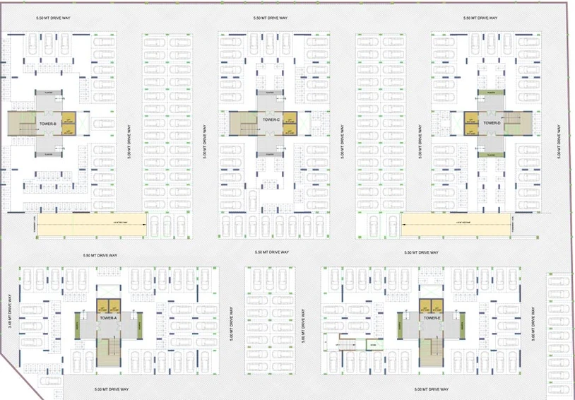 Master Plan of Shivalik Green View in Khodiyar, Ahmedabad - Image 68478