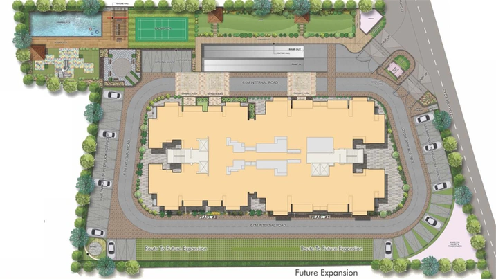 Master Plan of MI Royal Court 1 in Gomti Nagar Extension, Lucknow - Image 67270