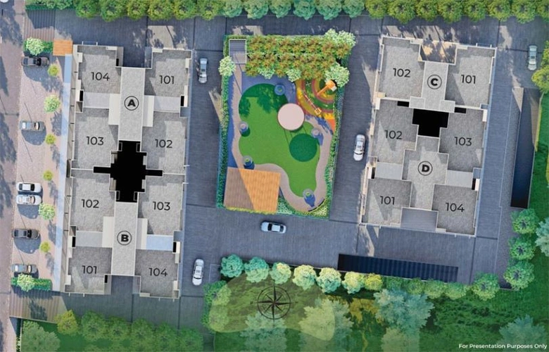 Master Plan of RAR Parkview Kadamb in Vaishnodevi Circle, Ahmedabad - Image 68268
