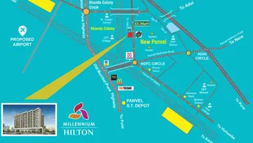 Location of Millennium Hilton - Image 67322