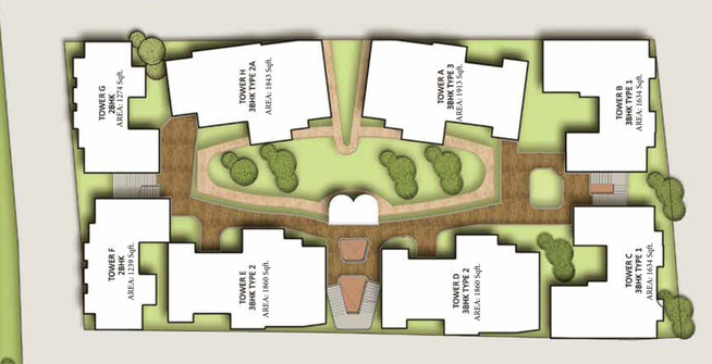 Master Plan of Mundeshwari Crescent in Danapur, Patna - Image 67537