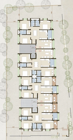 Master Plan of DNS Shailja Apartment in Nava Vadaj, Ahmedabad - Image 68644