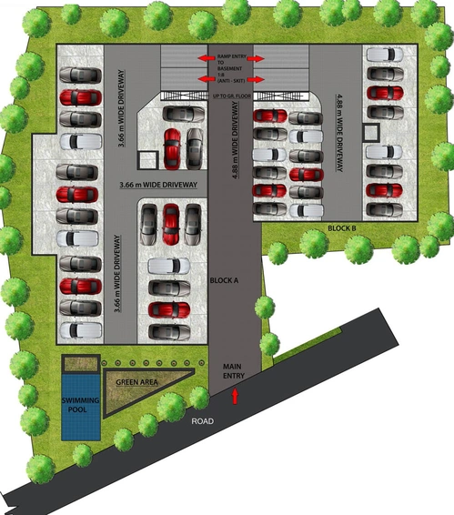 Master Plan of Pulmen Samiksha Enclave in Rupaspur, Patna - Image 67898
