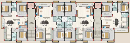 Floor Plan of SN Sahay Mansion in Phulwari Sharif, Patna - Image 67934