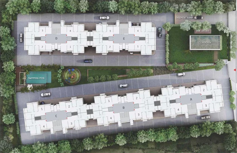 Master Plan of Goyal Orchid Divine in South Bopal, Ahmedabad - Image 68403