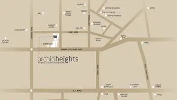 Location of Goyal Orchid Heights - Image 68127