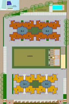 Master Plan of Goyal Orchid Heights in Shela, Ahmedabad - Image 68128