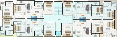 Floor Plan of Swastik Sarswati Shree Enclave in Patliputra Colony, Patna - Image 67961