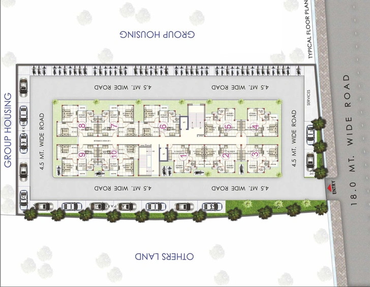 Master Plan of ORO Utsav in Jankipuram Extension, Lucknow - Image 68030