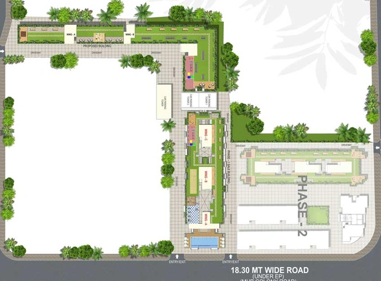 Master Plan of Nicco Shristi Residency in Jogeshwari East, Mumbai - Image 22763