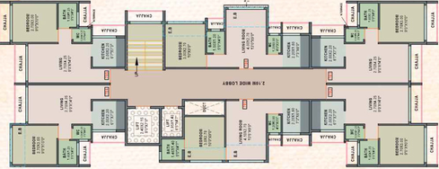 Floor Plan of Vasundhara Krishna Vrundavan in Ulwe, Navi Mumbai - Image 68023