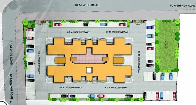 Master Plan of Seventh The Woods Kohinoor in Gomti Nagar Extension, Lucknow - Image 68115