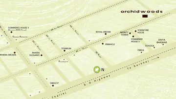 Location of Goyal Orchid Woods - Image 68137