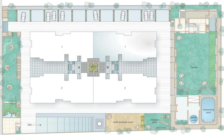 Master Plan of Goyal Riviera Elegance in Prahlad Nagar, Ahmedabad - Image 68635