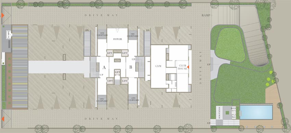 Master Plan of Goyal Riviera One in Prahlad Nagar, Ahmedabad - Image 68105