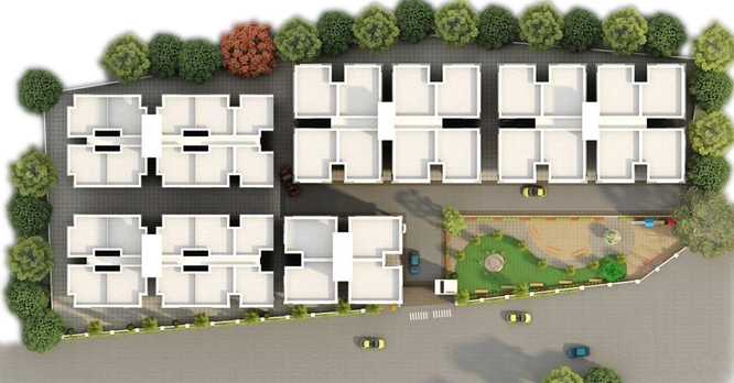 Master Plan of Contract Elite Sahajanand in Kalali, Vadodara - Image 68282