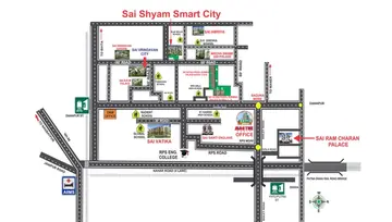 Location of Aastik Sai Shyam Smart City - Image 68306