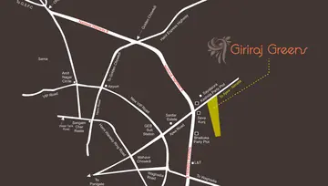 Location of Shree Kalyankrupa Giriraj Green - Image 69342