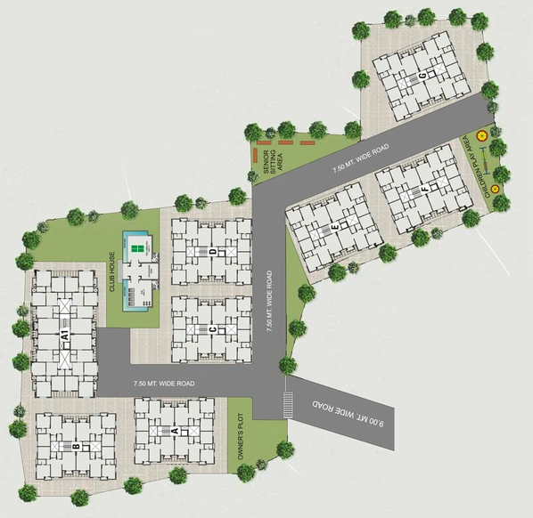 Master Plan of Icon Green in Tarsali, Vadodara - Image 69372