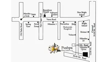 Location of SS Pushpa Residency - Image 69557