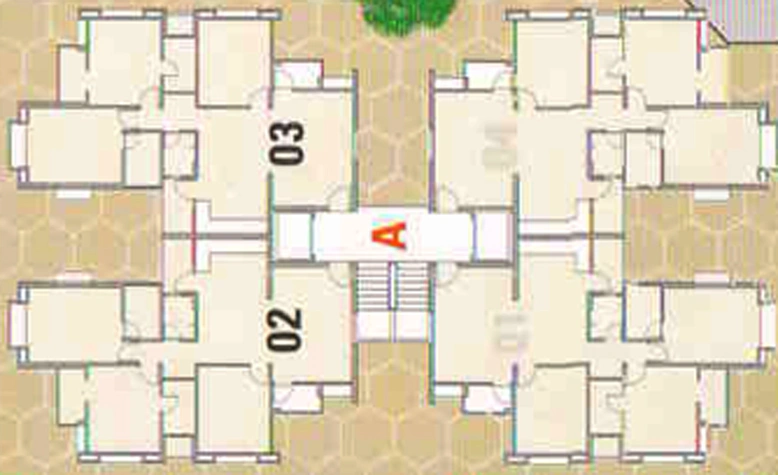 Floor Plan of Shreeji Residency Tarsali in Tarsali, Vadodara - Image 69395