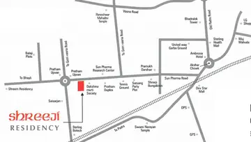 Location of Shreeji Residency Tarsali - Image 69394
