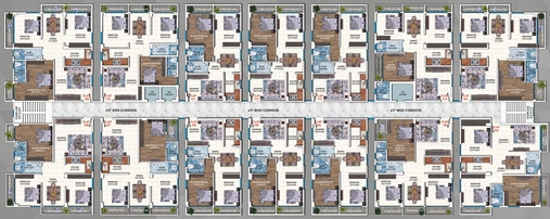 Floor Plan of Sai JN Galaxy in Saguna More, Patna - Image 74408