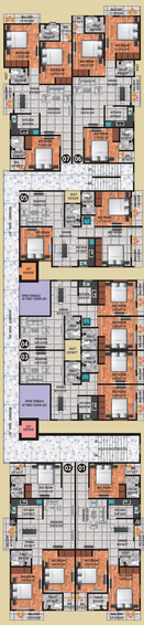 Floor Plan of Aristone Mannat Enclave in Phulwari Sharif, Patna - Image 74567