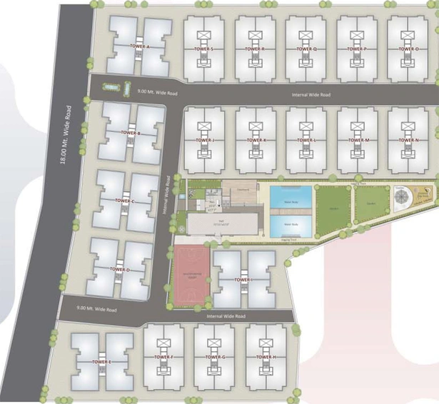 Master Plan of Maruti Heights in Chhani, Vadodara - Image 69624