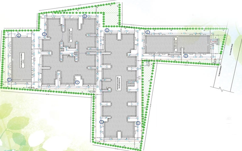 Master Plan of Deep Meridian Square in Saguna More, Patna - Image 74447