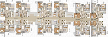 Floor Plan of Grih Lakshmi Heights in Bailey Road, Patna - Image 74384