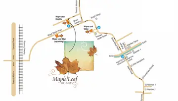 Location of Shreeji Maple Leaf Heights - Image 69550