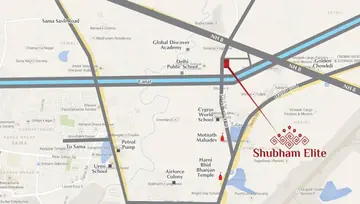 Location of Shubham Elite - Image 69430