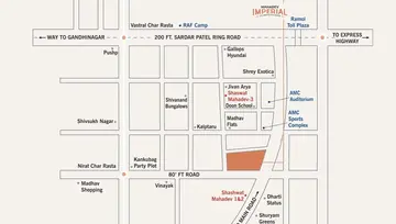Location of Mahadev Imperial - Image 68780
