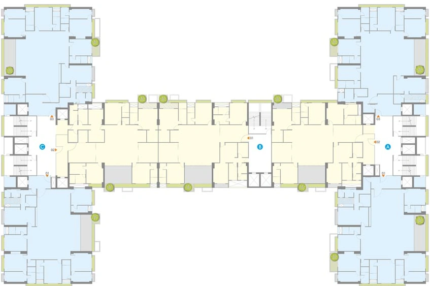 Floor Plan of Gala Ikebana in Bodakdev, Ahmedabad - Image 69301