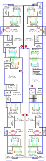 Floor Plan of Sanrachna Ravi Prem Enclave in Danapur, Patna - Image 73692