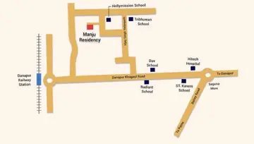 Location of JG Manju Residency - Image 73709