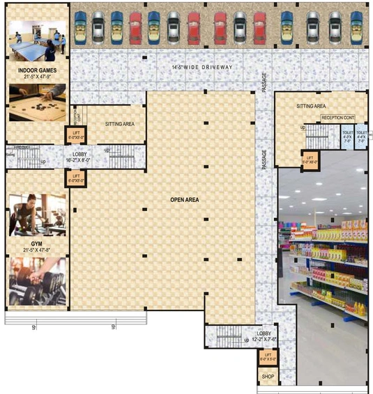 Master Plan of Shriniwas Kuber Residency in Danapur, Patna - Image 74318