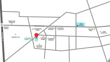 Location of Sahjanand Arjun Sky Life - Image 68997