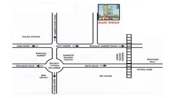 Location of Aarthik Rahi Niwas - Image 73722
