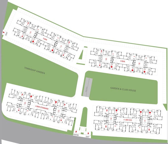 Master Plan of Swati Parkside in Shela, Ahmedabad - Image 68939
