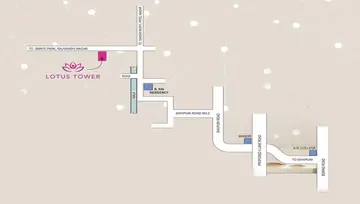 Location of NJ Lotus Tower - Image 74755