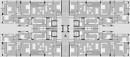 Floor Plan of Saanvi Skydeck Serene in Wapa, Ahmedabad - Image 68954